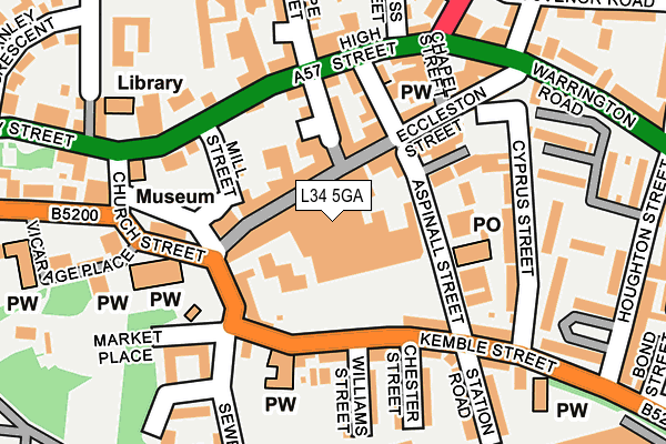 L34 5GA map - OS OpenMap – Local (Ordnance Survey) L34 5GA map - OS OpenMap – Local (Ordnance Survey)
