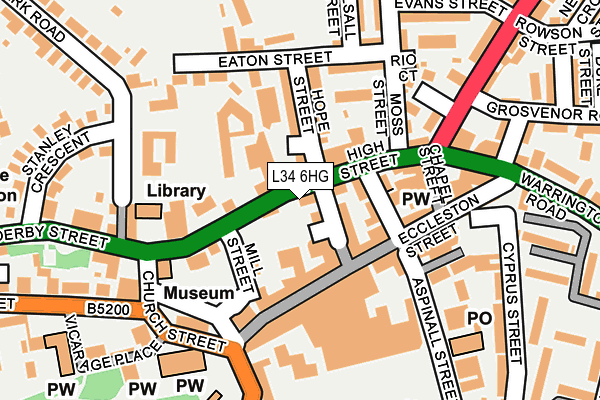 L34 6HG map - OS OpenMap – Local (Ordnance Survey) L34 6HG map - OS OpenMap – Local (Ordnance Survey)