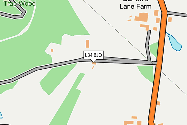 L34 6JQ map - OS OpenMap – Local (Ordnance Survey) L34 6JQ map - OS OpenMap – Local (Ordnance Survey)