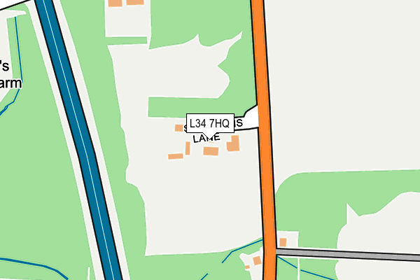 L34 7HQ map - OS OpenMap – Local (Ordnance Survey) L34 7HQ map - OS OpenMap – Local (Ordnance Survey)