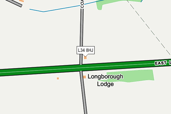 L34 8HJ map - OS OpenMap – Local (Ordnance Survey) L34 8HJ map - OS OpenMap – Local (Ordnance Survey)