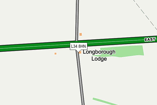 L34 8HN map - OS OpenMap – Local (Ordnance Survey) L34 8HN map - OS OpenMap – Local (Ordnance Survey)