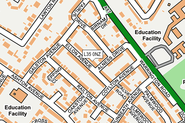 L35 0NZ map - OS OpenMap – Local (Ordnance Survey) L35 0NZ map - OS OpenMap – Local (Ordnance Survey)