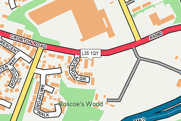 L35 1QY map - OS OpenMap – Local (Ordnance Survey) L35 1QY map - OS OpenMap – Local (Ordnance Survey)