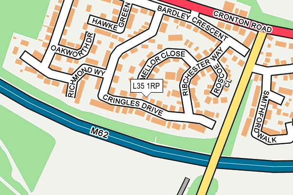 L35 1RP map - OS OpenMap – Local (Ordnance Survey) L35 1RP map - OS OpenMap – Local (Ordnance Survey)