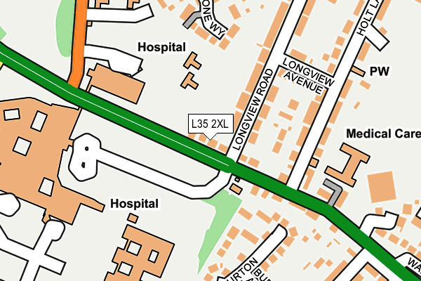 L35 2XL map - OS OpenMap – Local (Ordnance Survey) L35 2XL map - OS OpenMap – Local (Ordnance Survey)