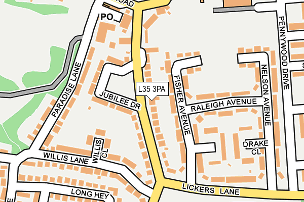 L35 3PA map - OS OpenMap – Local (Ordnance Survey) L35 3PA map - OS OpenMap – Local (Ordnance Survey)