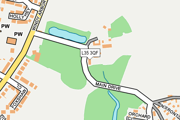 L35 3QF map - OS OpenMap – Local (Ordnance Survey) L35 3QF map - OS OpenMap – Local (Ordnance Survey)
