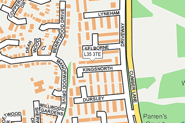 L35 3TE map - OS OpenMap – Local (Ordnance Survey) L35 3TE map - OS OpenMap – Local (Ordnance Survey)