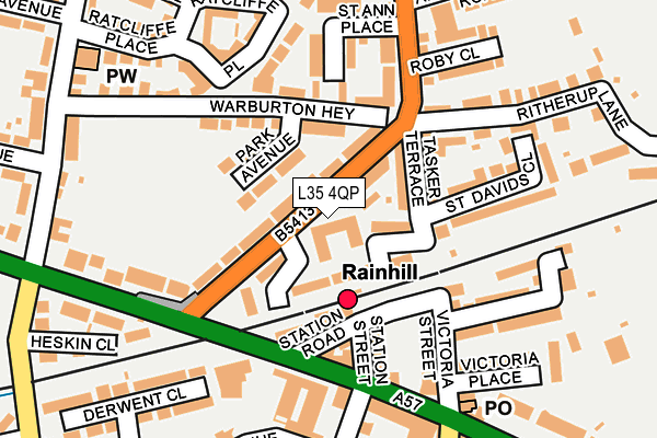 L35 4QP map - OS OpenMap – Local (Ordnance Survey)