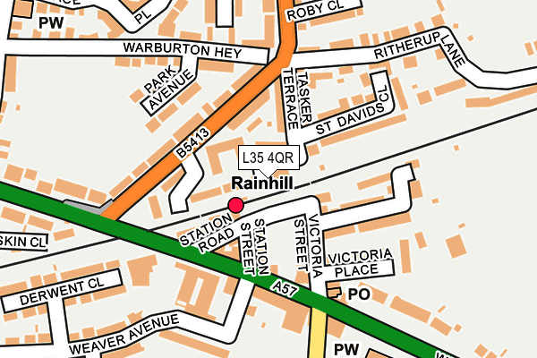 L35 4QR map - OS OpenMap – Local (Ordnance Survey) L35 4QR map - OS OpenMap – Local (Ordnance Survey)