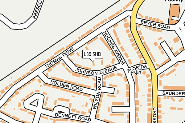 L35 5HD map - OS OpenMap – Local (Ordnance Survey) L35 5HD map - OS OpenMap – Local (Ordnance Survey)