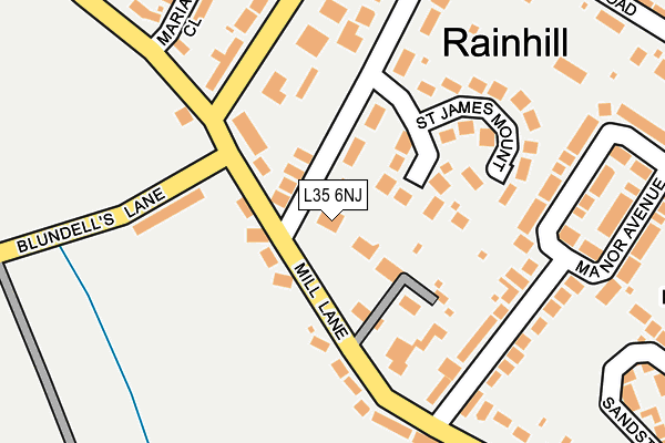 L35 6NJ map - OS OpenMap – Local (Ordnance Survey) L35 6NJ map - OS OpenMap – Local (Ordnance Survey)