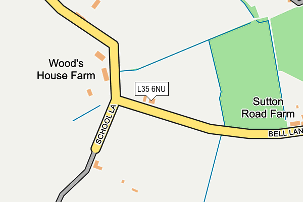 L35 6NU map - OS OpenMap – Local (Ordnance Survey) L35 6NU map - OS OpenMap – Local (Ordnance Survey)
