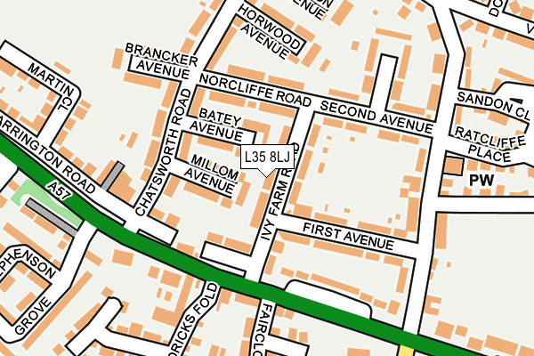 L35 8LJ map - OS OpenMap – Local (Ordnance Survey) L35 8LJ map - OS OpenMap – Local (Ordnance Survey)
