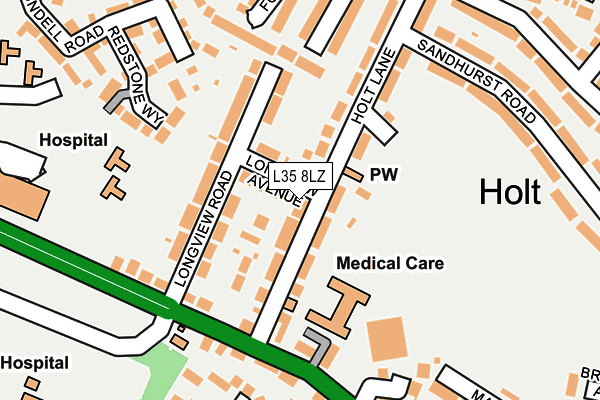 L35 8LZ map - OS OpenMap – Local (Ordnance Survey) L35 8LZ map - OS OpenMap – Local (Ordnance Survey)