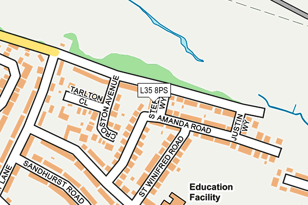 L35 8PS map - OS OpenMap – Local (Ordnance Survey) L35 8PS map - OS OpenMap – Local (Ordnance Survey)