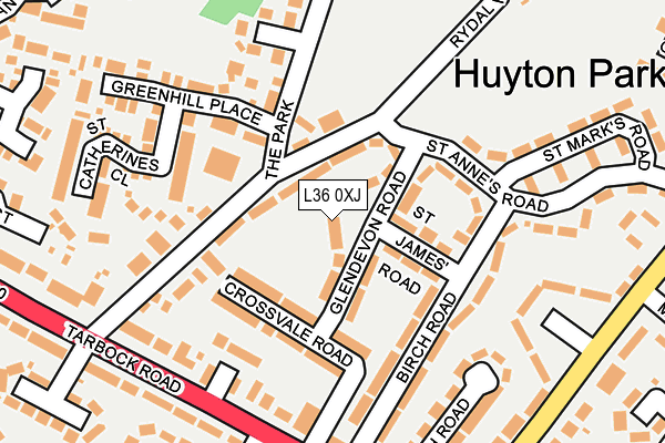 L36 0XJ map - OS OpenMap – Local (Ordnance Survey) L36 0XJ map - OS OpenMap – Local (Ordnance Survey)