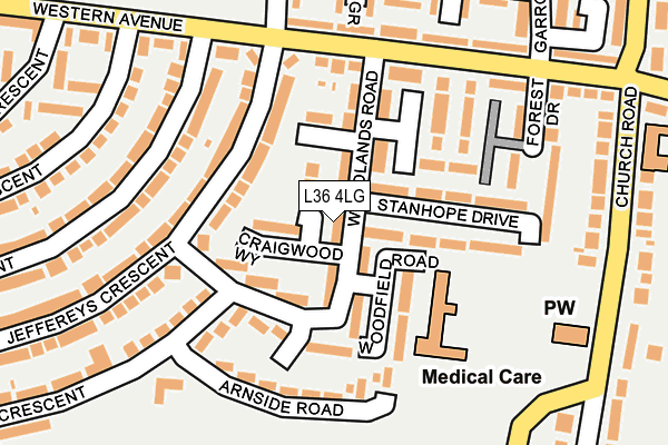L36 4LG map - OS OpenMap – Local (Ordnance Survey) L36 4LG map - OS OpenMap – Local (Ordnance Survey)