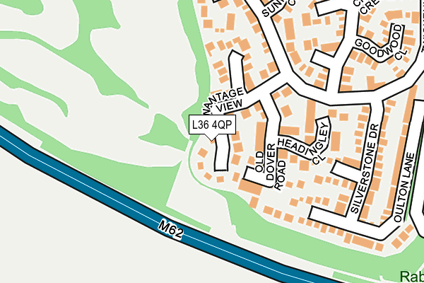 L36 4QP map - OS OpenMap – Local (Ordnance Survey) L36 4QP map - OS OpenMap – Local (Ordnance Survey)