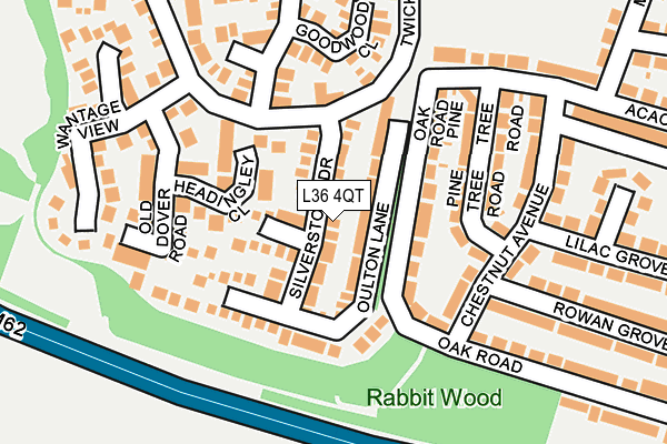 L36 4QT map - OS OpenMap – Local (Ordnance Survey) L36 4QT map - OS OpenMap – Local (Ordnance Survey)