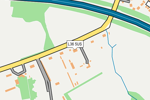 L36 5US map - OS OpenMap – Local (Ordnance Survey) L36 5US map - OS OpenMap – Local (Ordnance Survey)
