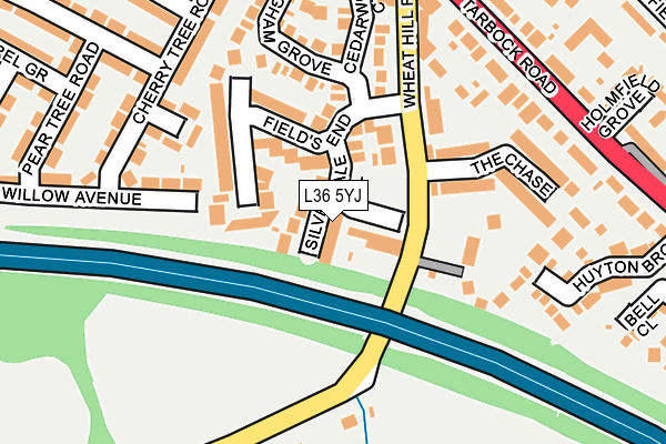 L36 5YJ map - OS OpenMap – Local (Ordnance Survey) L36 5YJ map - OS OpenMap – Local (Ordnance Survey)