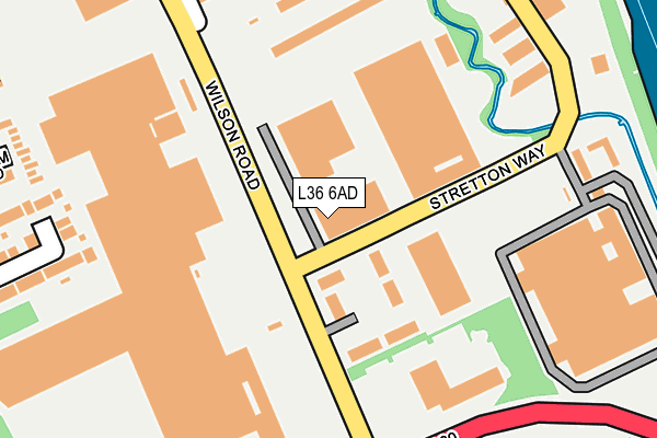 L36 6AD map - OS OpenMap – Local (Ordnance Survey) L36 6AD map - OS OpenMap – Local (Ordnance Survey)
