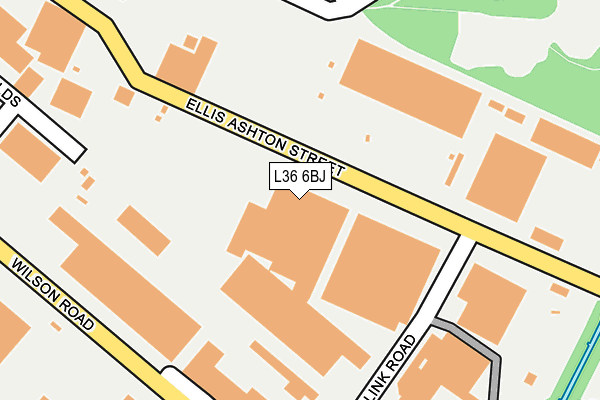 L36 6BJ map - OS OpenMap – Local (Ordnance Survey) L36 6BJ map - OS OpenMap – Local (Ordnance Survey)