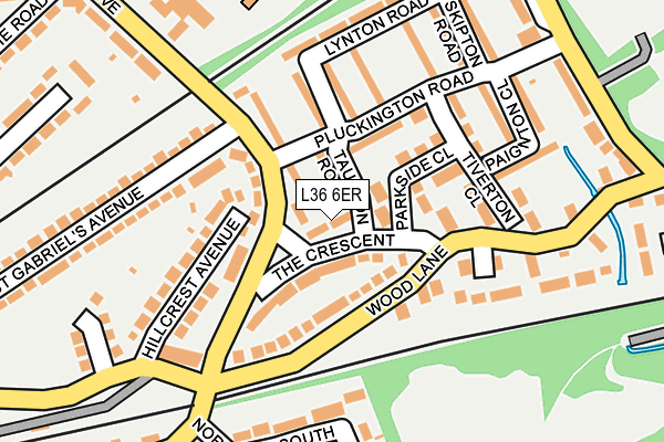 L36 6ER map - OS OpenMap – Local (Ordnance Survey) L36 6ER map - OS OpenMap – Local (Ordnance Survey)