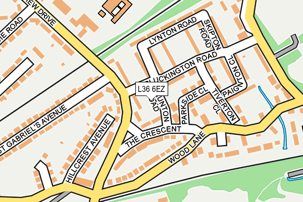 L36 6EZ map - OS OpenMap – Local (Ordnance Survey) L36 6EZ map - OS OpenMap – Local (Ordnance Survey)