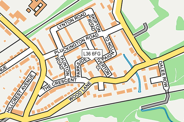 L36 6FG map - OS OpenMap – Local (Ordnance Survey) L36 6FG map - OS OpenMap – Local (Ordnance Survey)