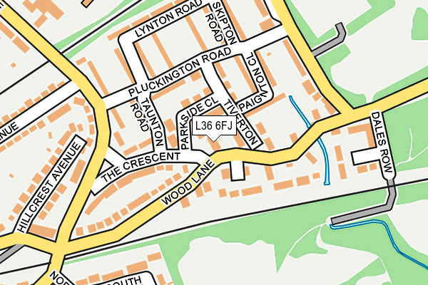 L36 6FJ map - OS OpenMap – Local (Ordnance Survey) L36 6FJ map - OS OpenMap – Local (Ordnance Survey)