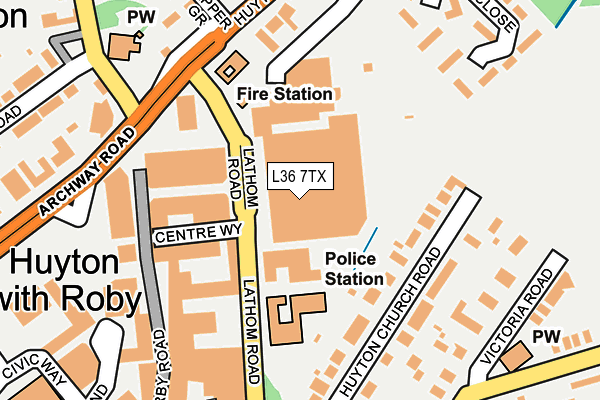 L36 7TX map - OS OpenMap – Local (Ordnance Survey) L36 7TX map - OS OpenMap – Local (Ordnance Survey)