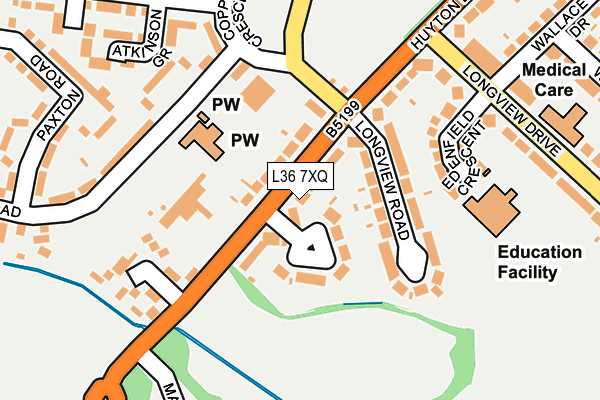 L36 7XQ map - OS OpenMap – Local (Ordnance Survey) L36 7XQ map - OS OpenMap – Local (Ordnance Survey)