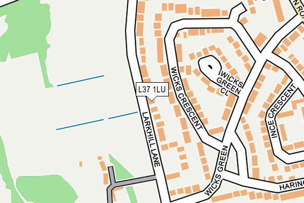 L37 1LU map - OS OpenMap – Local (Ordnance Survey) L37 1LU map - OS OpenMap – Local (Ordnance Survey)