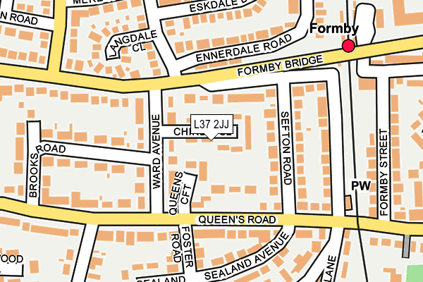 L37 2JJ map - OS OpenMap – Local (Ordnance Survey) L37 2JJ map - OS OpenMap – Local (Ordnance Survey)