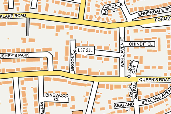 L37 2JL map - OS OpenMap – Local (Ordnance Survey) L37 2JL map - OS OpenMap – Local (Ordnance Survey)