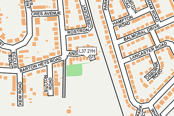 L37 2YH map - OS OpenMap – Local (Ordnance Survey) L37 2YH map - OS OpenMap – Local (Ordnance Survey)