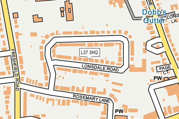 L37 3HQ map - OS OpenMap – Local (Ordnance Survey) L37 3HQ map - OS OpenMap – Local (Ordnance Survey)