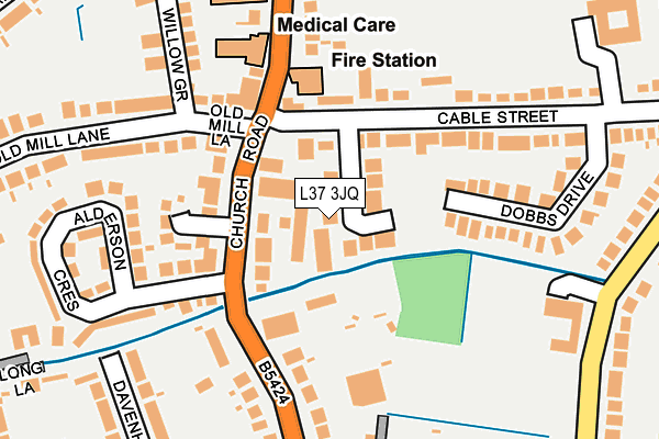 L37 3JQ map - OS OpenMap – Local (Ordnance Survey) L37 3JQ map - OS OpenMap – Local (Ordnance Survey)