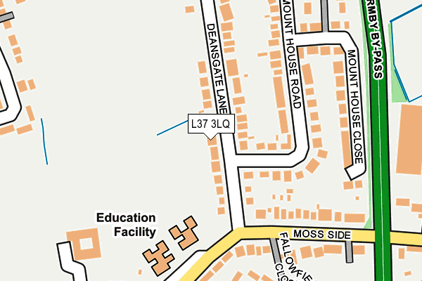 L37 3LQ map - OS OpenMap – Local (Ordnance Survey) L37 3LQ map - OS OpenMap – Local (Ordnance Survey)