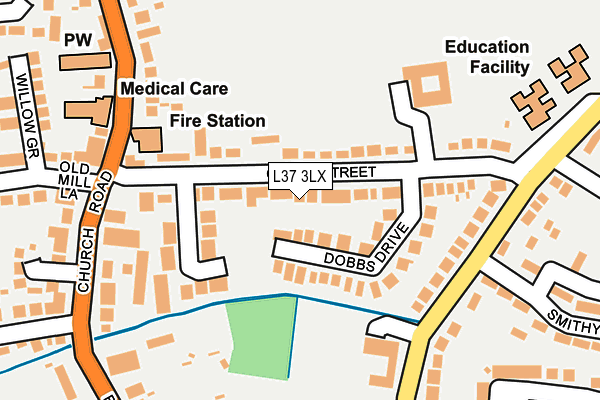 L37 3LX map - OS OpenMap – Local (Ordnance Survey) L37 3LX map - OS OpenMap – Local (Ordnance Survey)