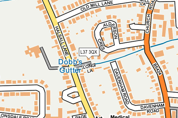 L37 3QX map - OS OpenMap – Local (Ordnance Survey) L37 3QX map - OS OpenMap – Local (Ordnance Survey)