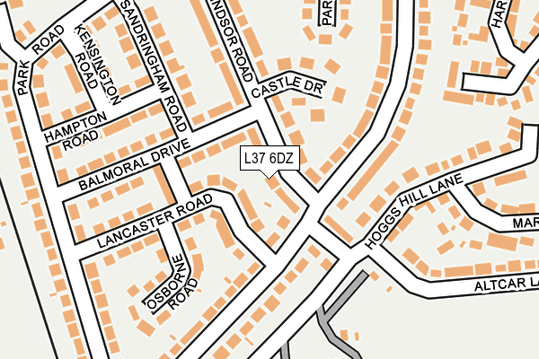 L37 6DZ map - OS OpenMap – Local (Ordnance Survey) L37 6DZ map - OS OpenMap – Local (Ordnance Survey)