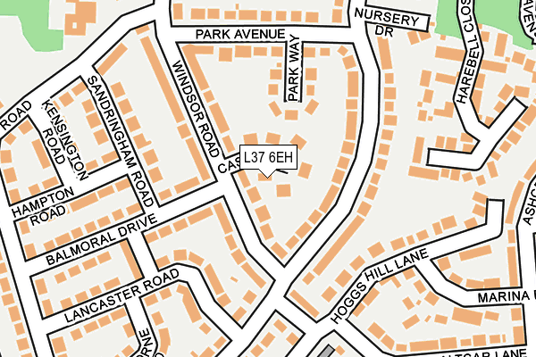 L37 6EH map - OS OpenMap – Local (Ordnance Survey) L37 6EH map - OS OpenMap – Local (Ordnance Survey)
