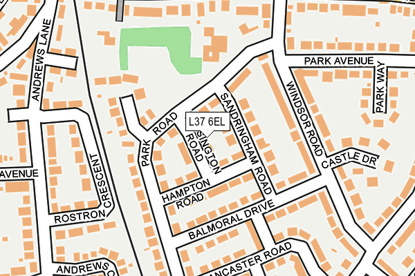 L37 6EL map - OS OpenMap – Local (Ordnance Survey) L37 6EL map - OS OpenMap – Local (Ordnance Survey)