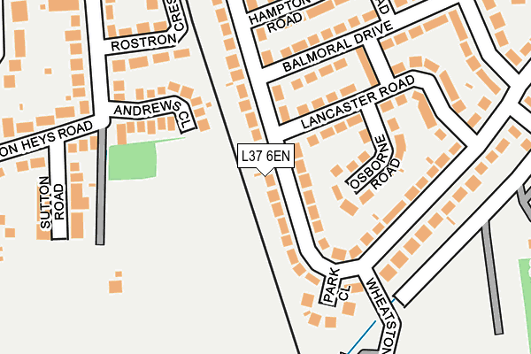 L37 6EN map - OS OpenMap – Local (Ordnance Survey) L37 6EN map - OS OpenMap – Local (Ordnance Survey)