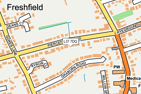 L37 7DQ map - OS OpenMap – Local (Ordnance Survey) L37 7DQ map - OS OpenMap – Local (Ordnance Survey)