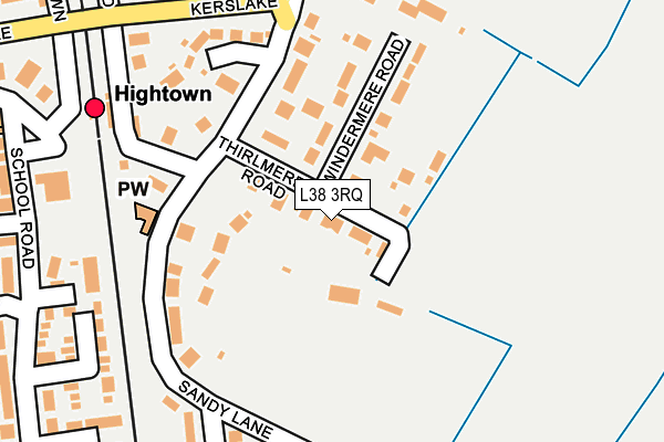L38 3RQ map - OS OpenMap – Local (Ordnance Survey) L38 3RQ map - OS OpenMap – Local (Ordnance Survey)